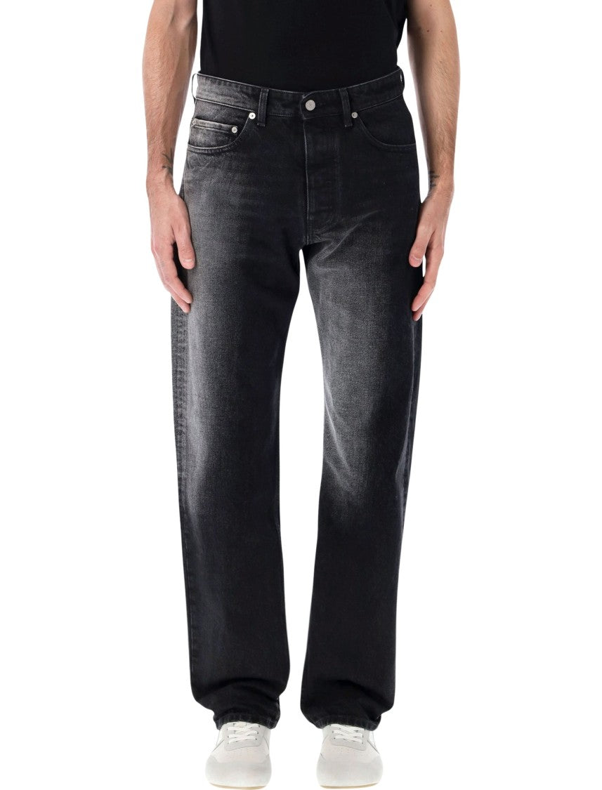 Mm6 By Maison Margiela Faded Straight-Leg Jeans