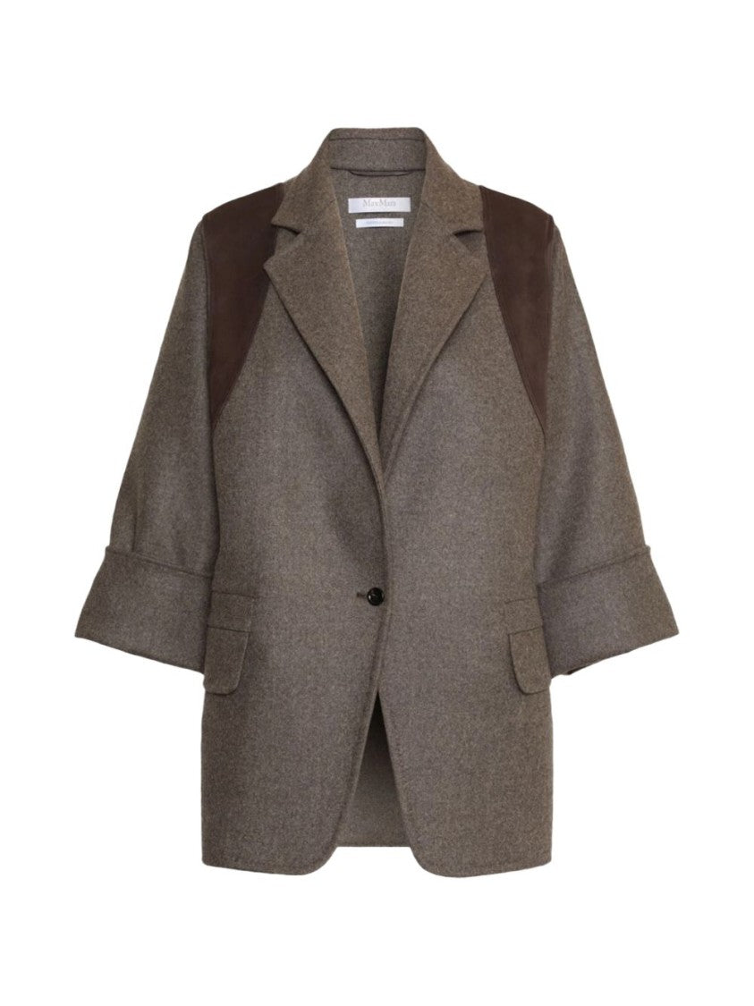 Max Mara Double-Faced Wool Oversized Felted Blazer