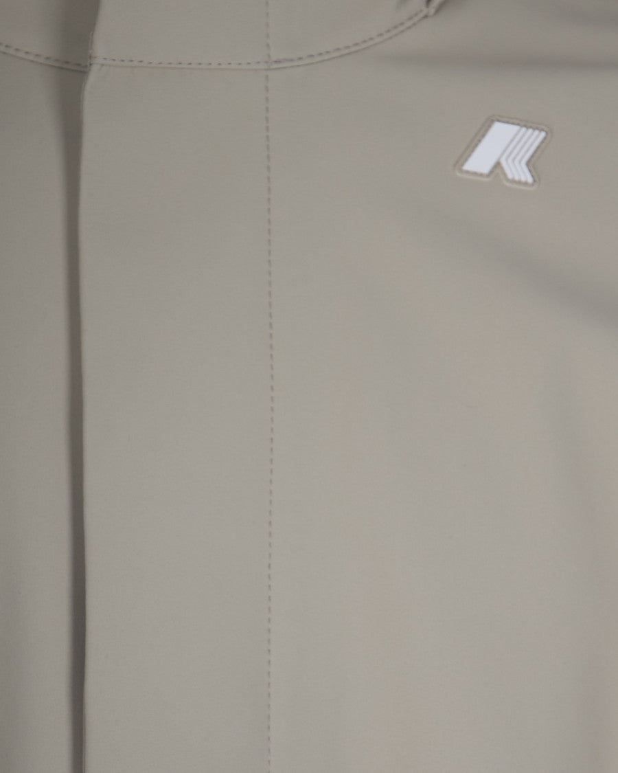 K-Way Giubbino Duke Bonded Beige Cash/Blue Depth