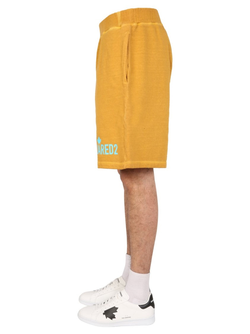 Dsquared2 "One Life One Planet" Bermuda Shorts