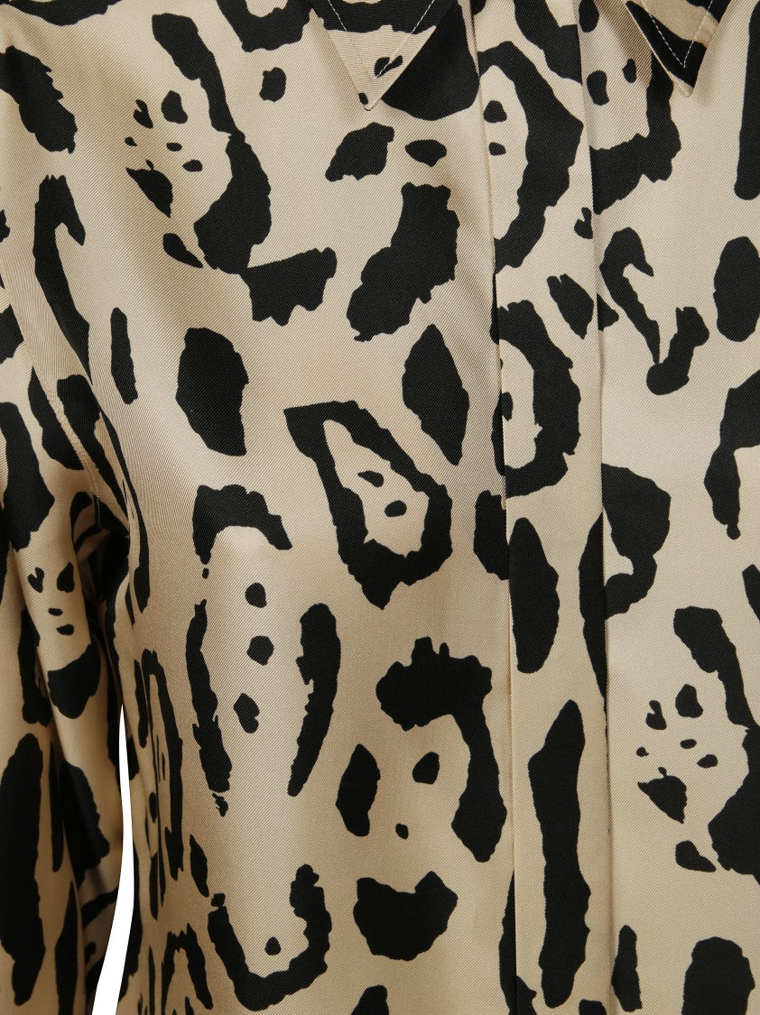 Sportmax Armony Animalier Silk Shirt