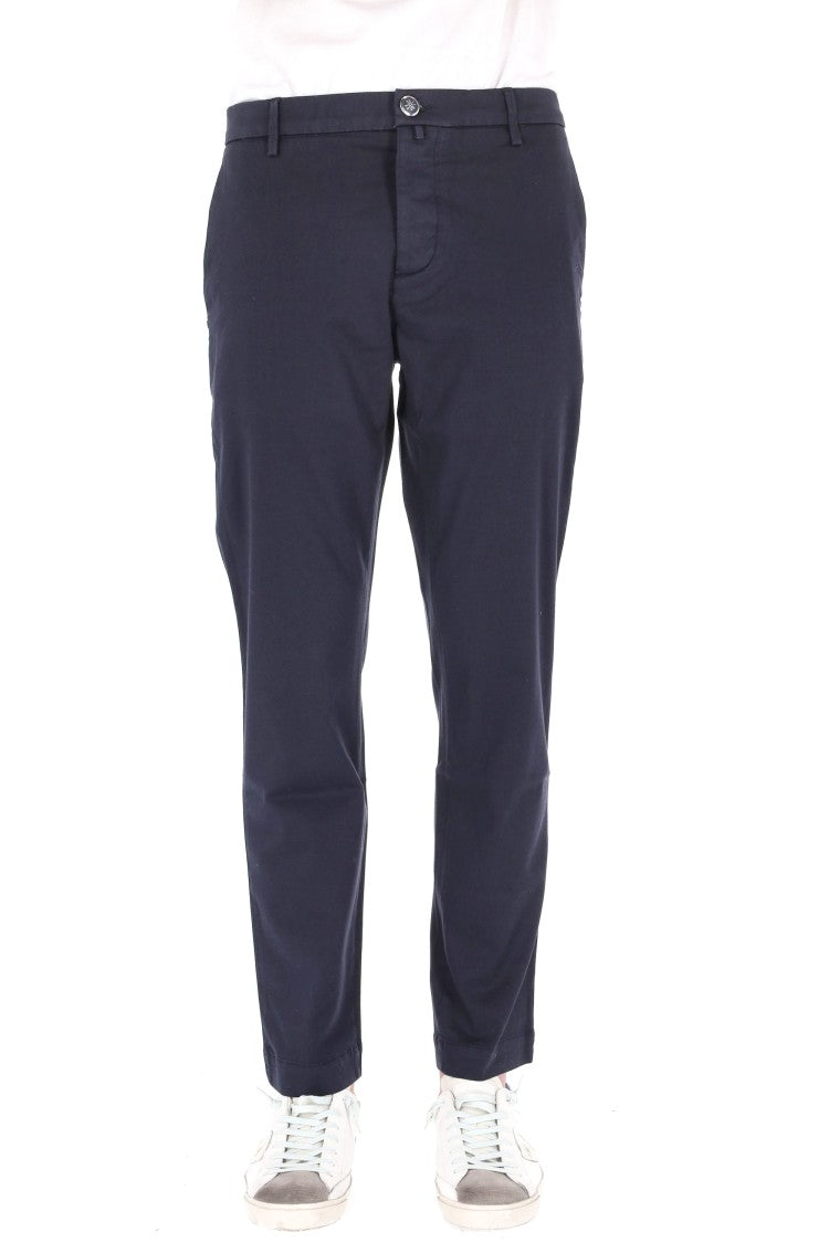 Jacob Cohen Blue Gray Regular Fit Pants
