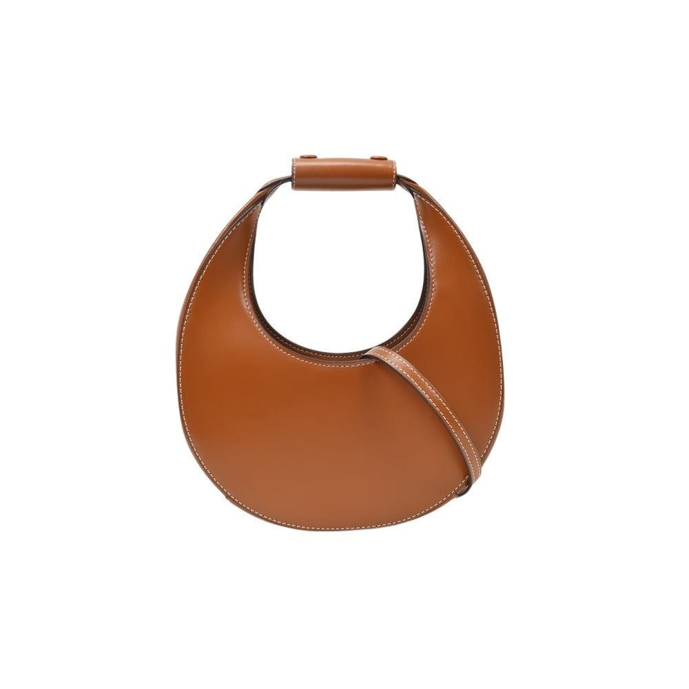 Staud Mini Moon Handbag - Tan - Leather