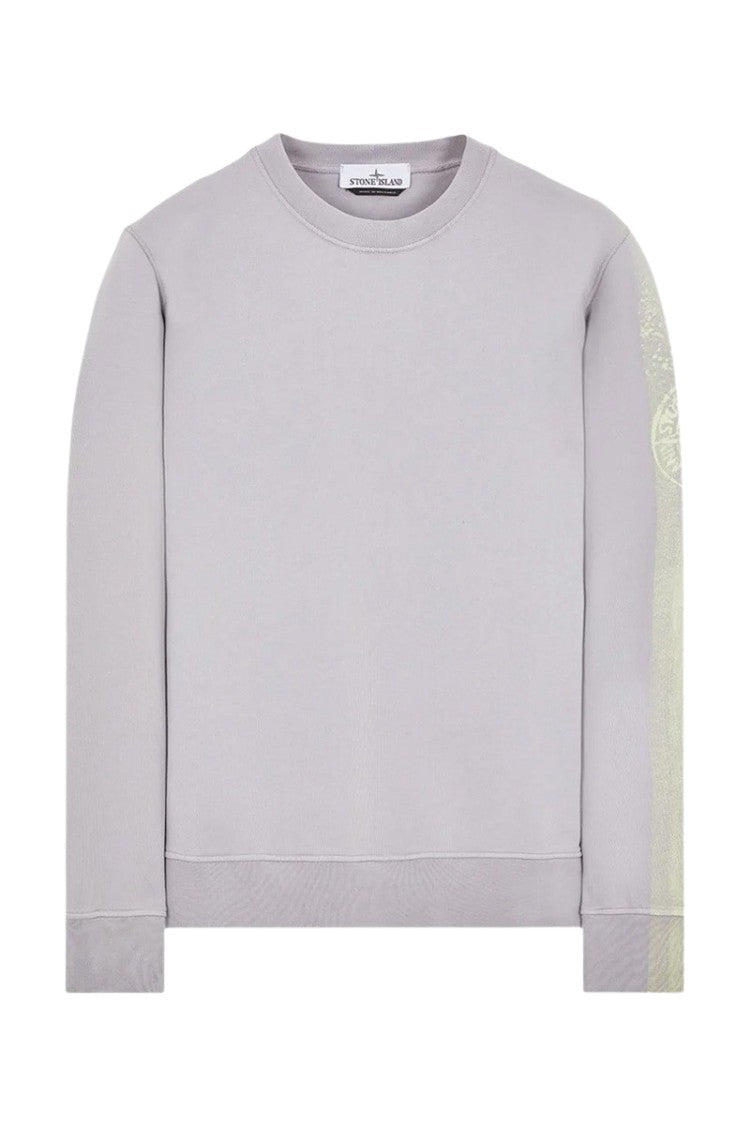 Stone Island Striped Five Logo Sweatshirt