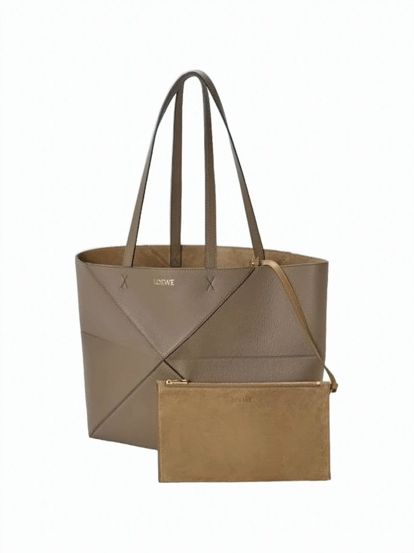 Loewe Geometric Calf Leather Shoulder Bag
