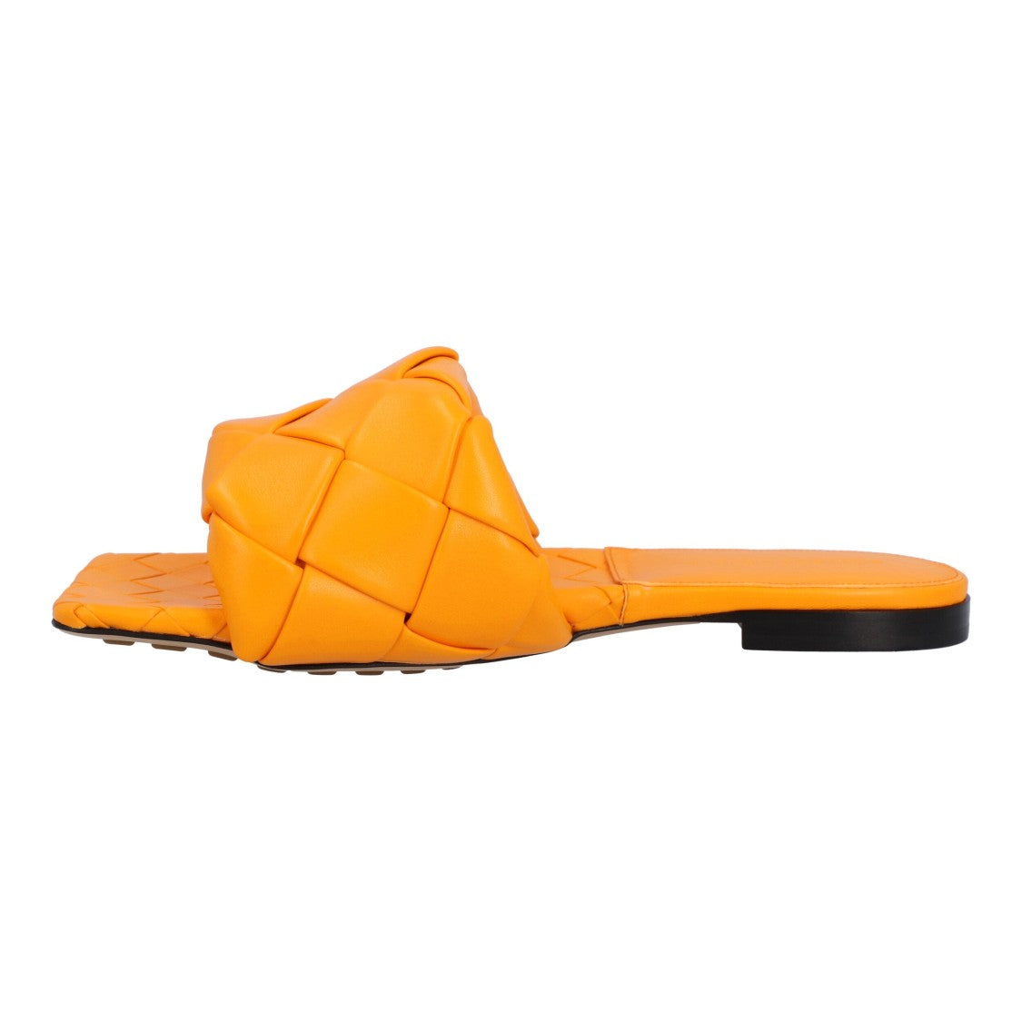 Bottega Veneta Lido Flat Sandal Orange