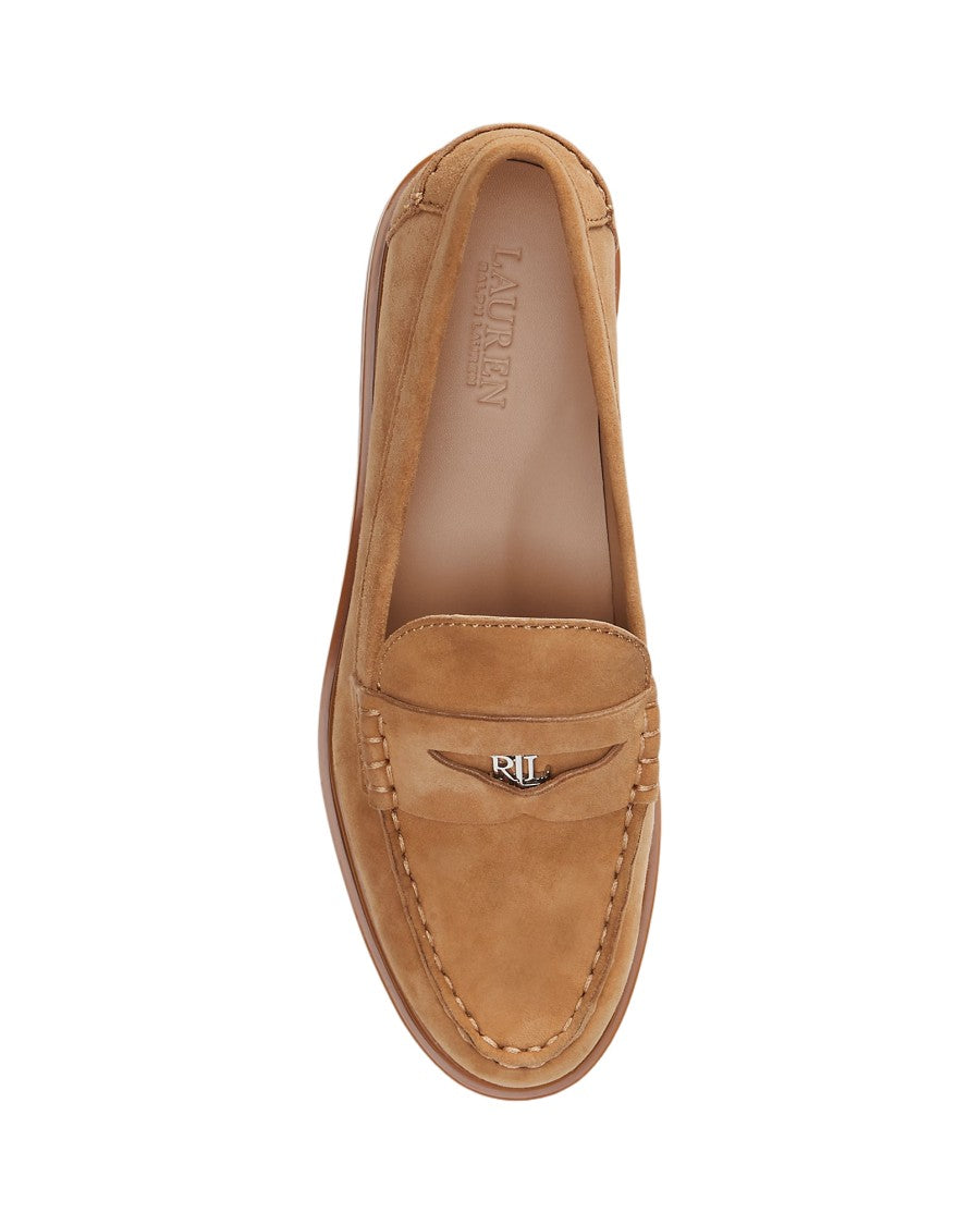 Lauren Ralph Lauren Camel Brown Marli Flats Loafer