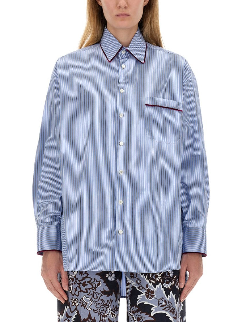Etro Classic Striped Cotton Shirt