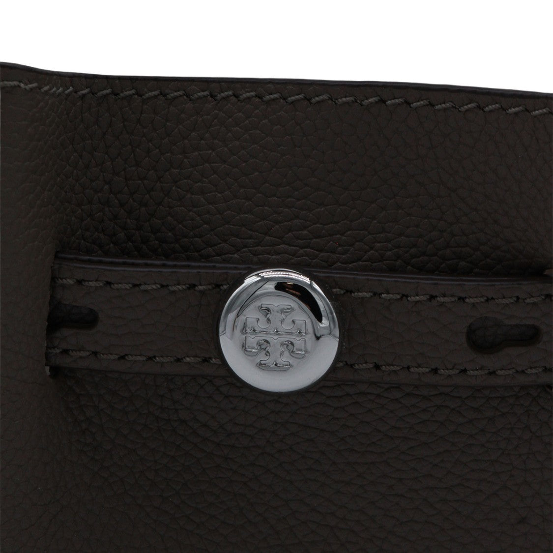 Tory Burch Compact Handbag With Pebbled Texture