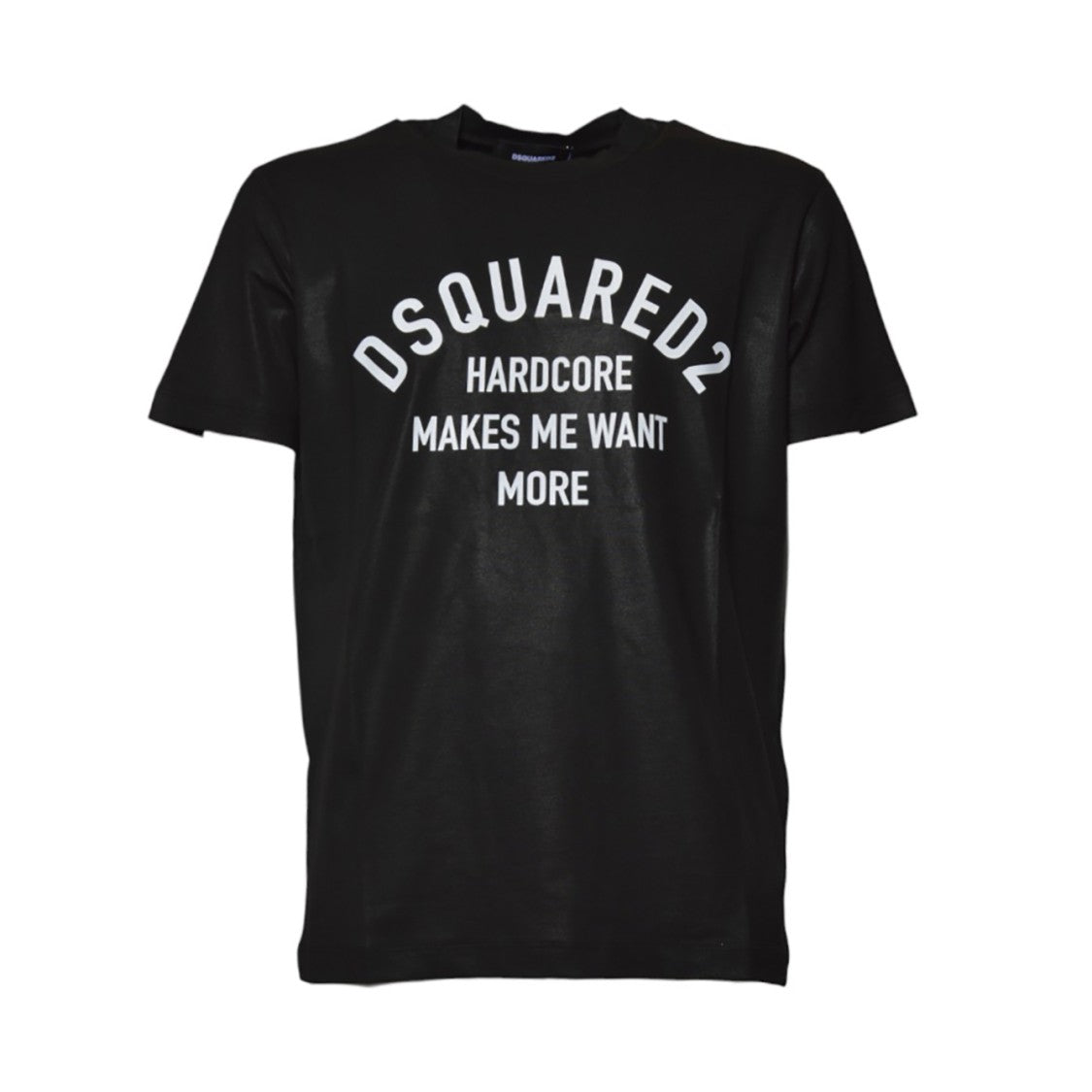 Dsquared2 Bold Graphic Black T-Shirt With Smooth Finish