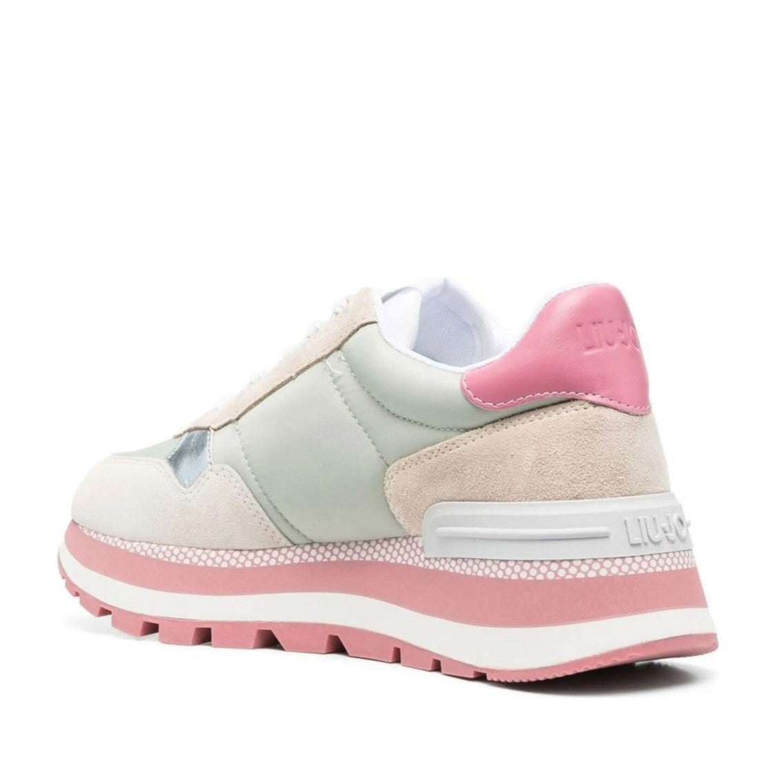 Liu Jo Multicolor Amazing 10 Layered Textured Outsole Leather Sneakers