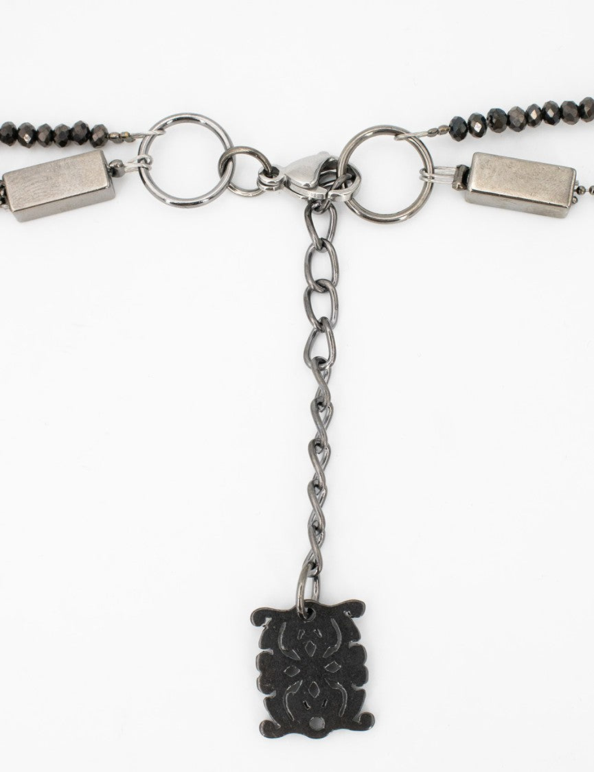 Panicale Layered Diamond-Accented Necklace With Unique Chain Motif