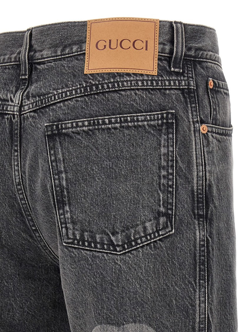 Gucci Lasered Double G Jeans