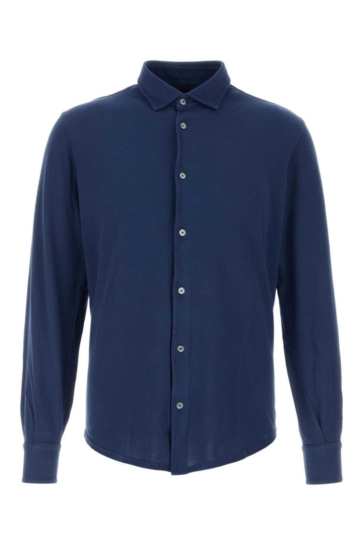 Fedeli Blue Oxford Shirt