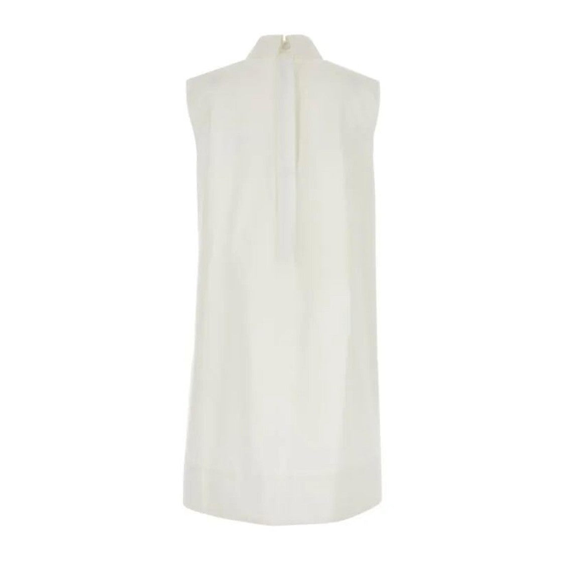 Jil Sander Chic White Sleeveless Dress