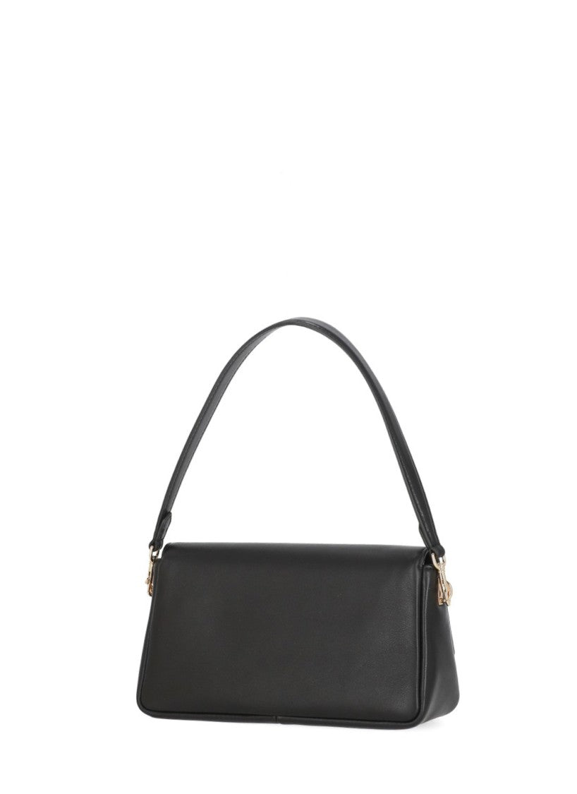 Tory Burch Black Rectangular Removable Strap Leather Shoulder Bag