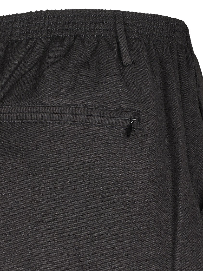 Cellar Door Relaxed Fit Straight Leg Trousers With Zippered Back Pocket