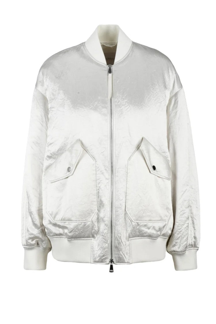 Max Mara Imelde Bomber - White Pearl