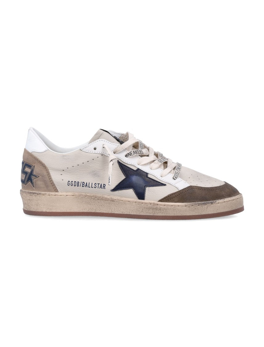 Golden Goose White Ballstar Sneakers