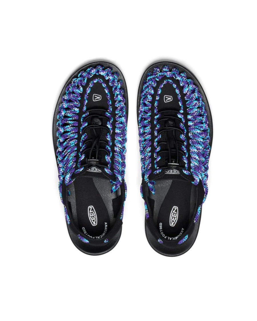 Keen Uneek Sandal In Black, Tillandsia Purple