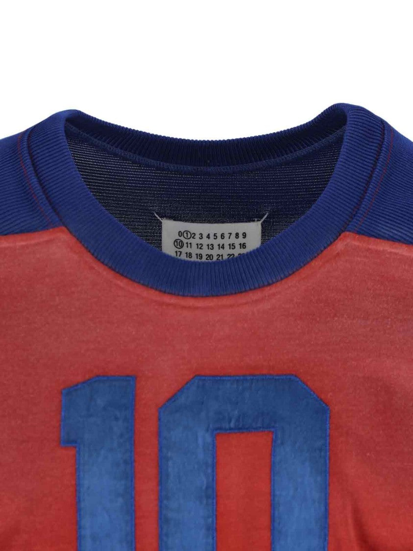 Maison Margiela 10 Sweater – Red And Blue