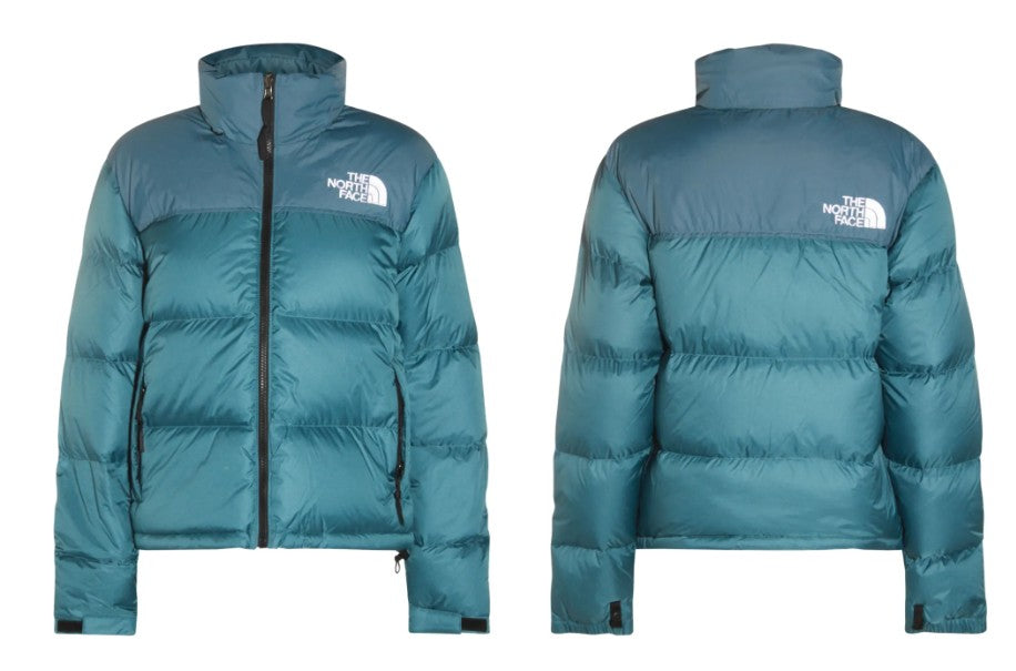 The North Face Structured Blue Coat With Classic Silhouette