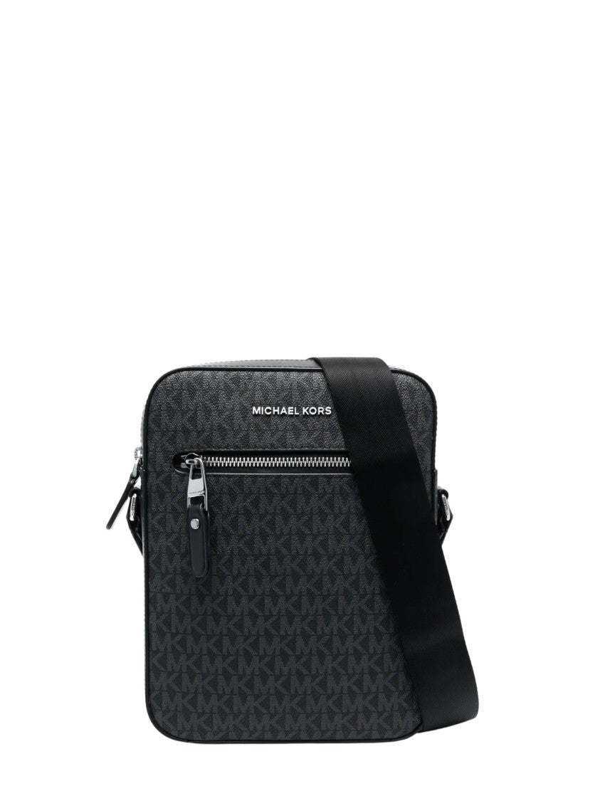Michael Kors Varick Monogram Messenger Bag