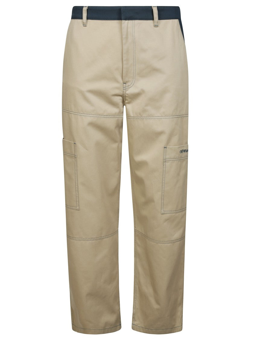 Off-White Relaxed Fit Straight Cargo Pants