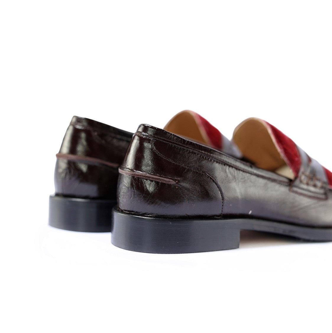 Ton Gout Cavallino Leather Loafers Textured Vamp
