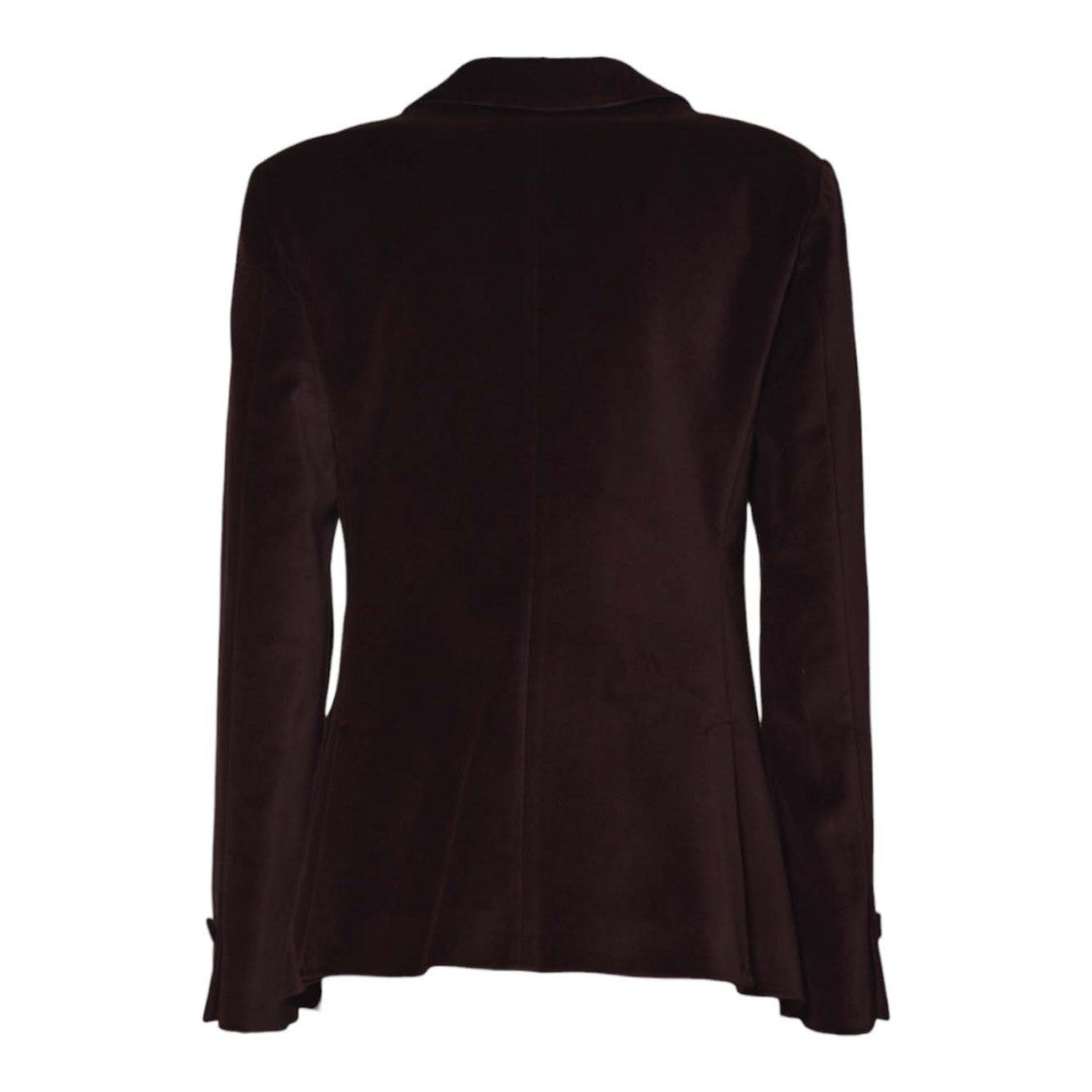 Merci Double-Breasted Tailored Jacket With Fabric-Covered Buttons