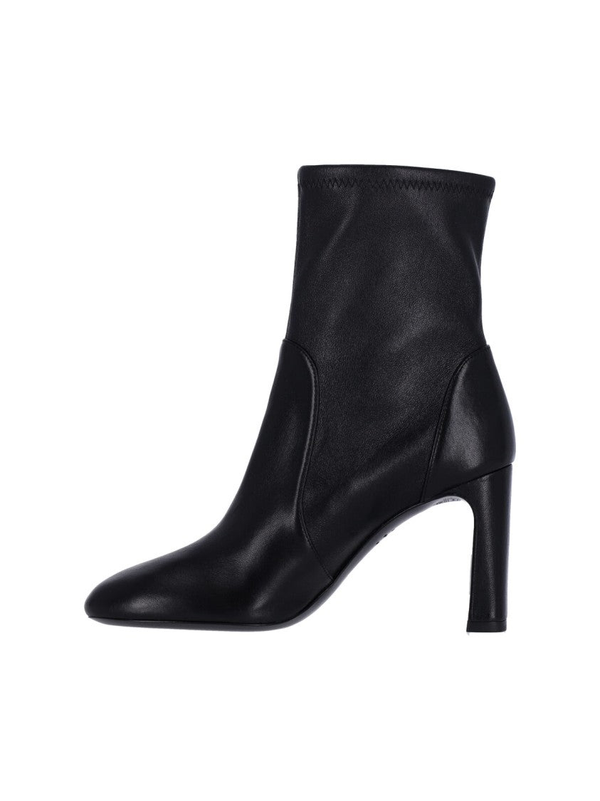 Stuart Weitzman Babette Ankle Boots – Black