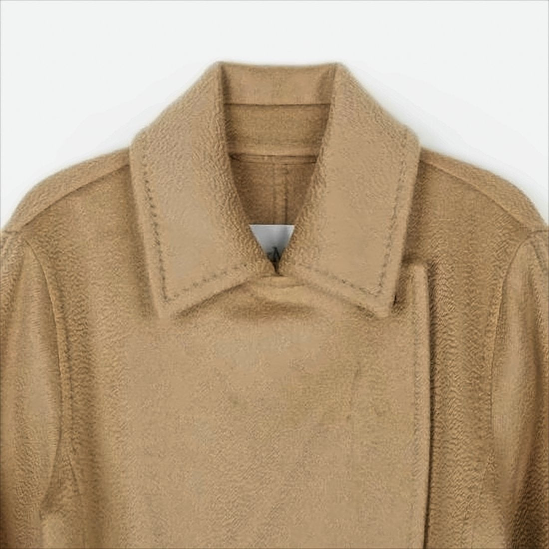 Max Mara Long Cashmere Coat With Classic Collar