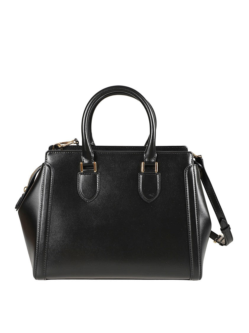Alexander Mcqueen Large Calfskin Leather Birdee Bag