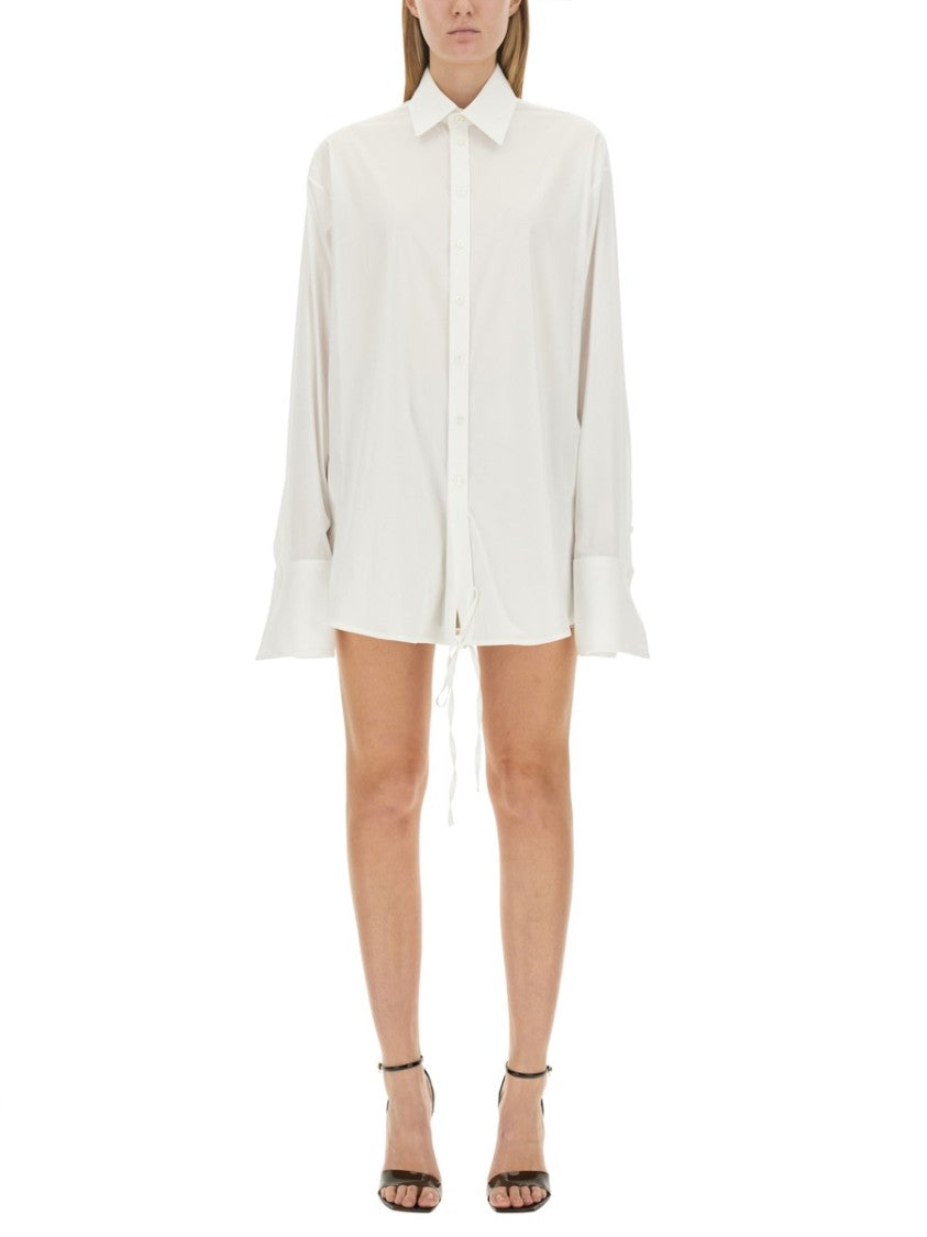 Peter Do Relaxed Fit Drawstring Shirt