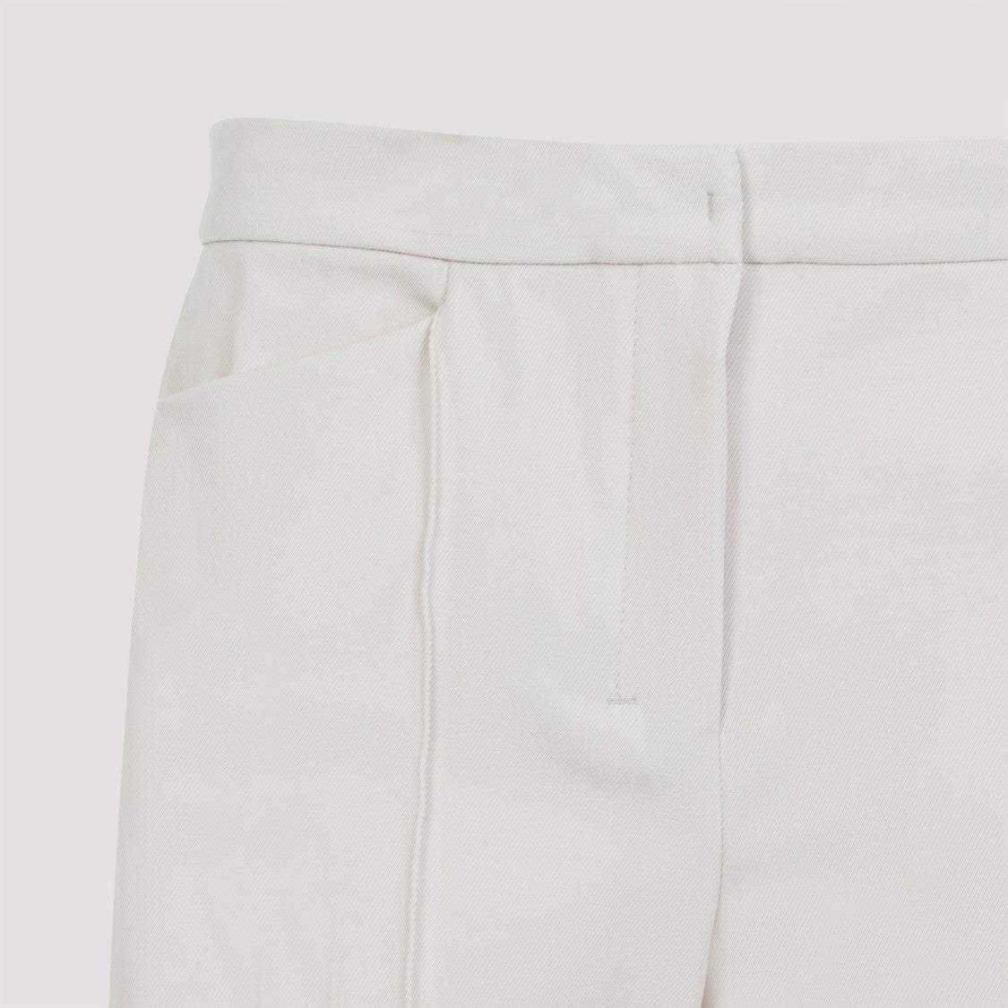 Max Mara Ivory White Zaffiro Pants