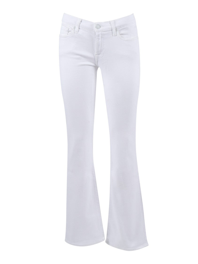 7 For All Mankind Original Bootcut Tailorless Broken Twill White