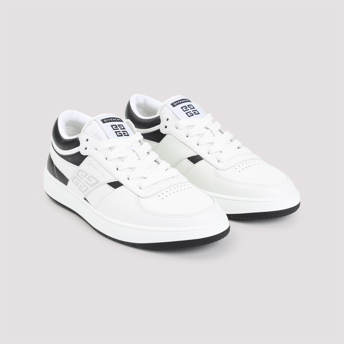 Givenchy White Calf Leather G Move Low Sneakers