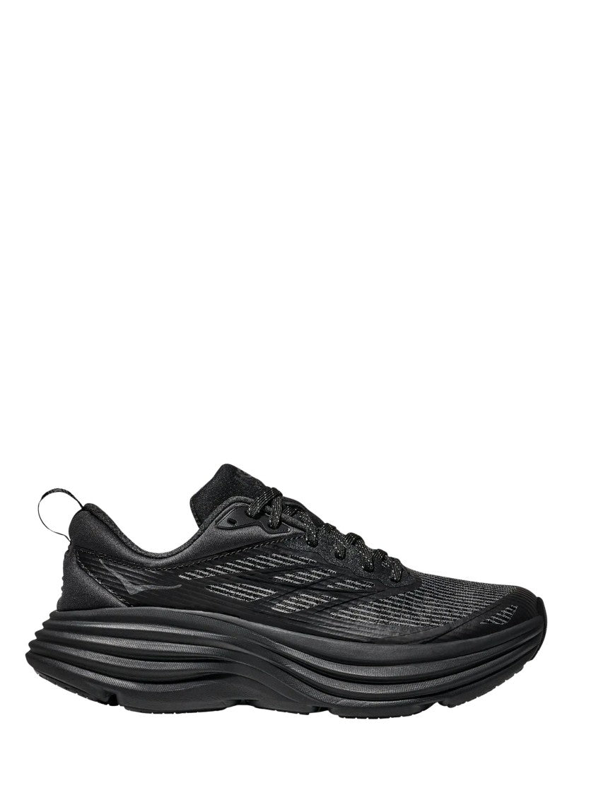 Hoka Caged Black Cushioned Midsole Sneakers