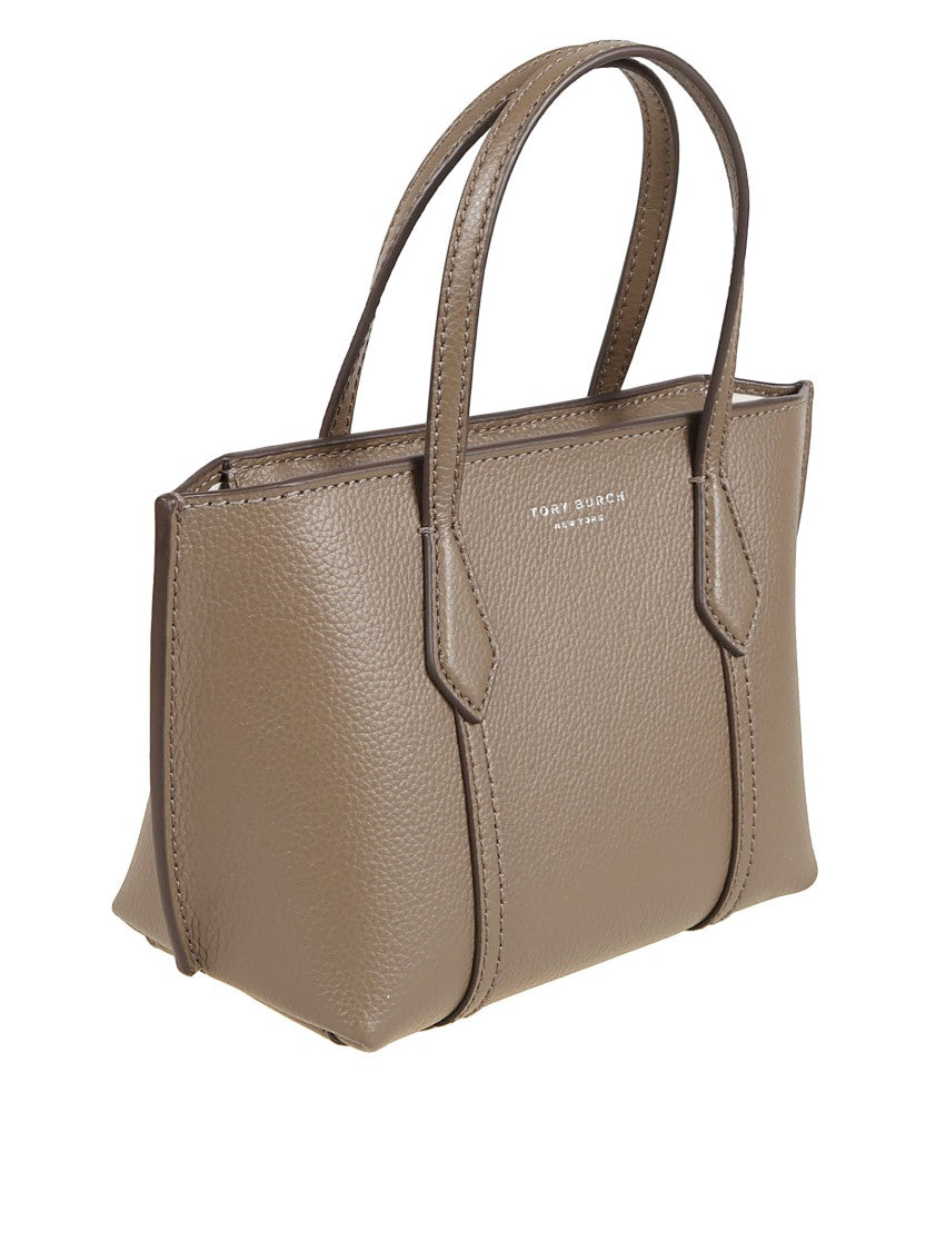 Tory Burch Textured Leather Mini Tote With Adjustable Strap