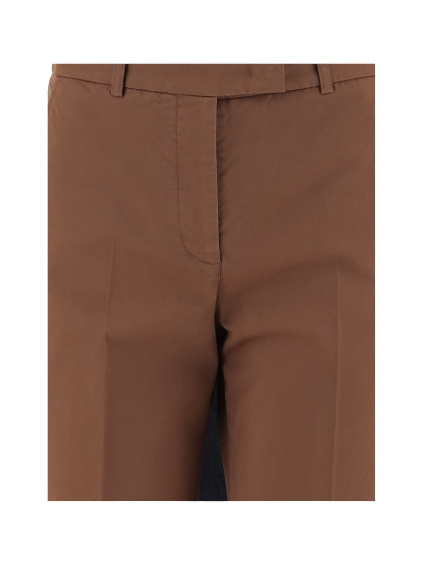 Ql2 Straight-Leg Stretch Cotton Pants