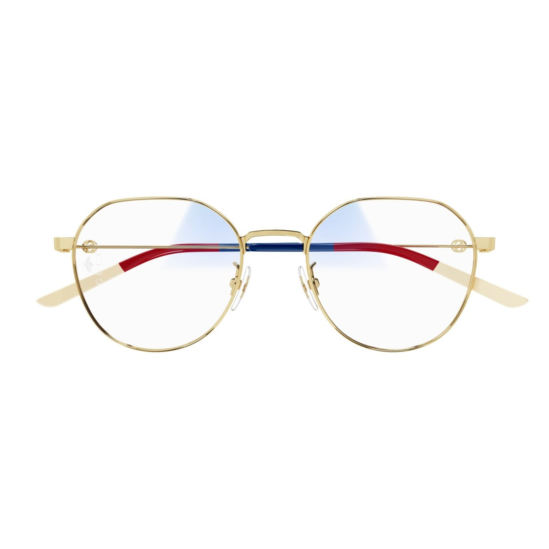 Gucci Gg0684s Gold Metal Geometric Eyeglasses