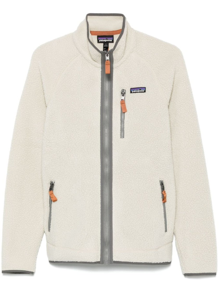 Patagonia Light Beige Fleece Jacket