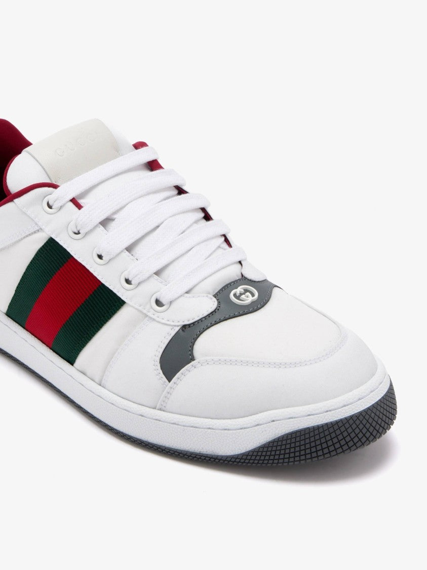 Gucci Low-Top Sneaker With Striped Detailing And Textured Sole
