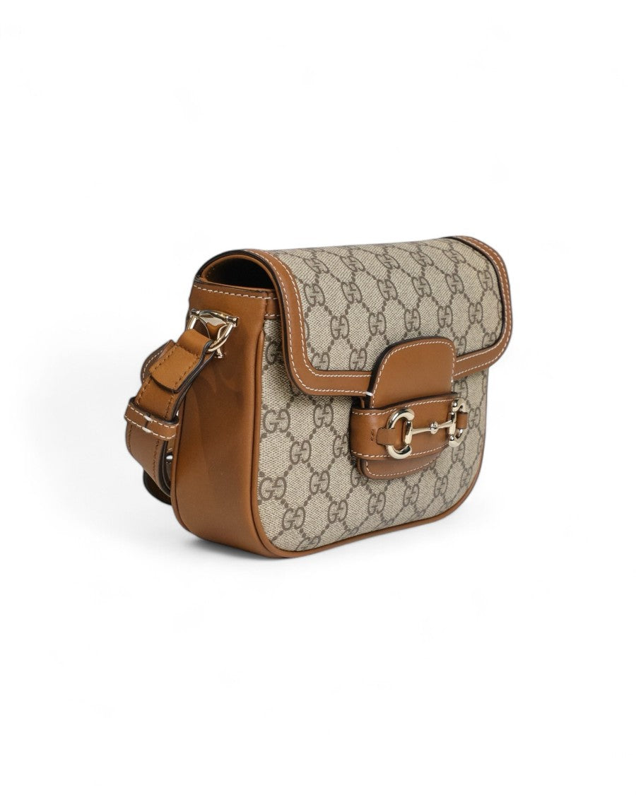 Gucci Horsebit 1955 Mini Gg Supreme Marrone