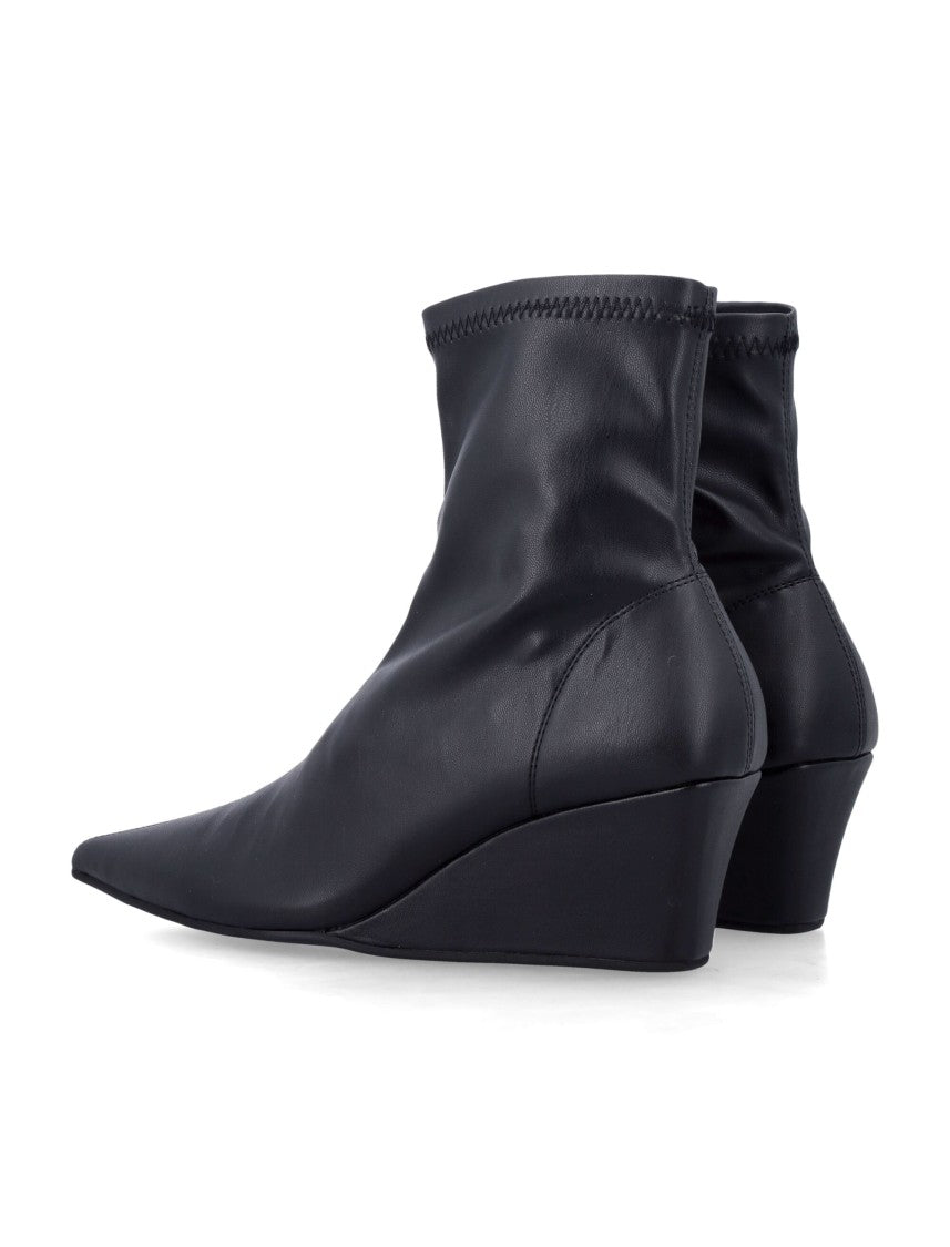 Senso Pointed-Toe Wedge Ankle Boots