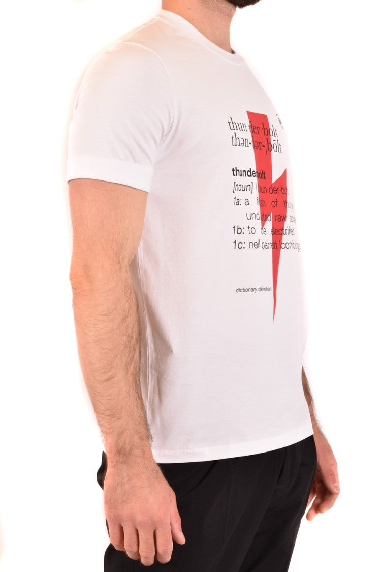 Neil Barrett Short-Sleeved Crew Neck T-Shirt Graphic Print