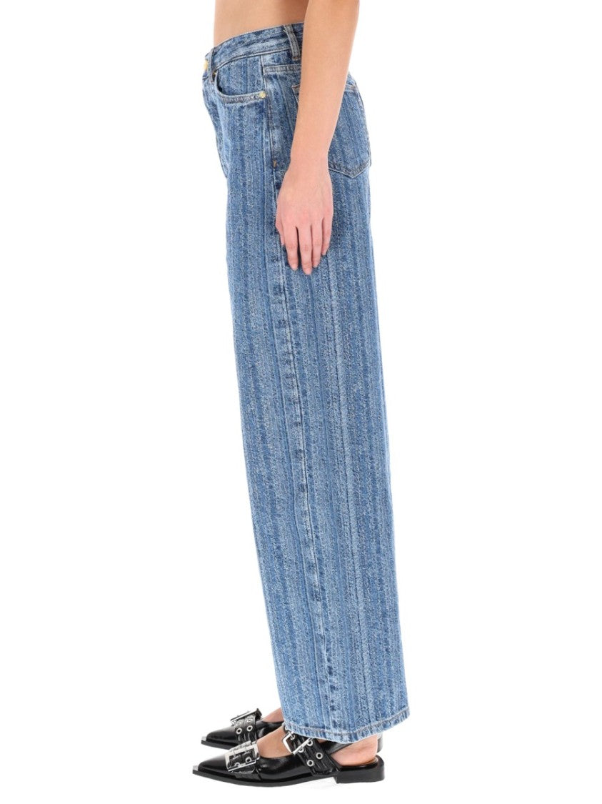 Ganni Baggy Striped Jeans