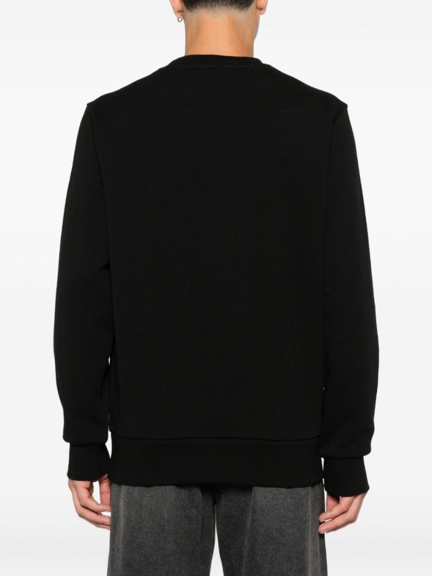 John Richmond Cotton Sweatshirt With Tonal Logo Detail