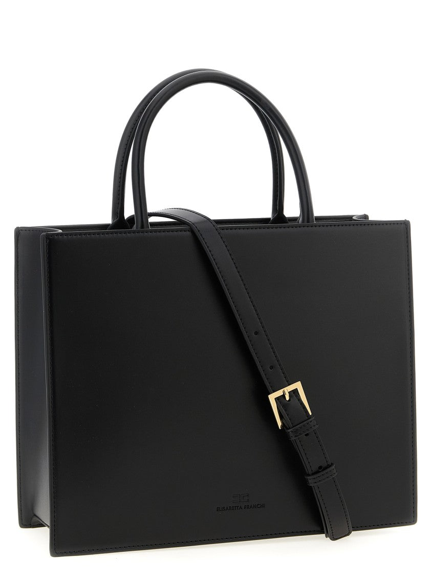 Elisabetta Franchi Large Logo Shopping Bag