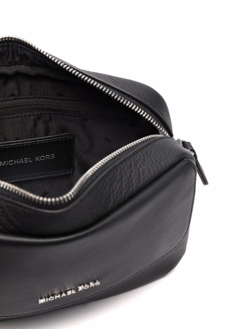 Michael Kors Textured Cow Leather Messenger Bag